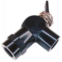 14F279 Toggle Valve, NC, 1/8 In, FNPT, Brass, 3 Way
