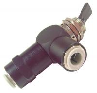 14F280 Toggle Valve, NC, 1/4 In, Push In