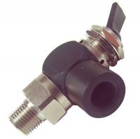 14F288 Toggle Valve, 3 Way, NC, 1/8 In, NPT