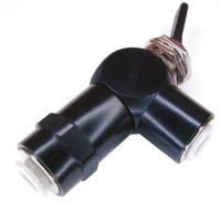 14F290 Toggle Valve, NC, 1/4 In Push In