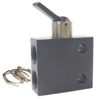 14F295 Toggle Valve, NC, 1/8 In, NPT