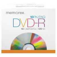 14F761 DVD-R Disc, 4.70 GB, 120 min, 16x, PK 10