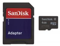 14F798 MicroSD Memory Card with Adapter, 4 GB