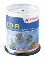 14F824 CD-R Disc, 700 MB, 80 min, 52x, PK 100