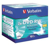 14F835 DVD-RW Disc, 4.70 GB, 120 min, 2x, PK 10