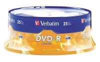 14F845 DVD-R Disc, 4.70 GB, 120 min, 16x, PK 25