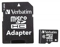14F893 MicroSDHC Memory Cards with Adapter, 8 GB