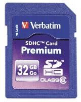 14F895 Premium SDHC Memory Card, 32 GB,