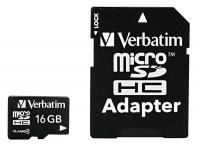 14F897 MicroSDHC Memory Cards w Adapter, 16 GB