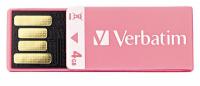 14F904 Clip-it USB Flash Drive, 4 GB, Pink