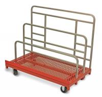 14G811 Sheet and Panel Truck, 46-3/4 In. H, Red