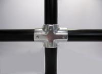 14G938 Structural Fitting, Cross, 2 In Pipe