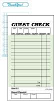 14H111 Guest Check Board, 1 Part, Green, PK 50