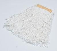 14H522 Mop, Cut End, White, 1in Headband, 16oz, PK12