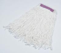 14H524 Mop, Cut End, White, 1in Headband, 24oz, PK12