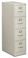 14H537 Vertical File, 15 In.W, Light Gray
