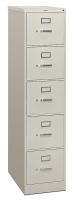 14H543 Vertical File, 15 In.W, Light Gray