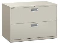 14H567 Lateral File, 42 In.W, Light Gray