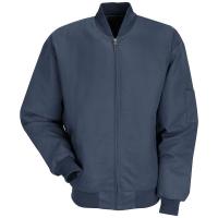 14H682 Jacket, Insulated, Nvy, Fab Wgh 7.5 oz, M