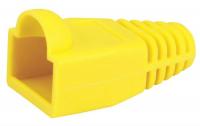 14J347 Relief Boot, RJ45, Yellow, PK 50