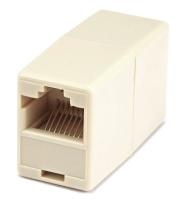 14J351 RJ45, 8P8C, Reverse Inline Coupler, Beige