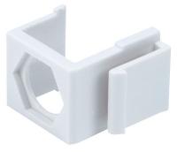 14J388 WallPlate Blank Insert, Ftype, White, PK 10