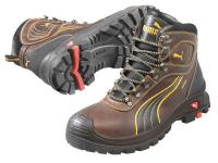 14J698 Boots, Composite Toe, 6In, Brown, 9, PR