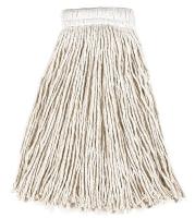 14J844 Cut End, Wet Mop, #24, White, 5 in, PK 12
