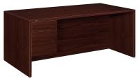 14K120 Desk, 36 In.D, Mahogany