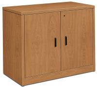 14K169 Storage Cabinet with Doors, Harvest