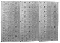 14K264 Pegboard Set, Steel, 32x48 In., Metallic