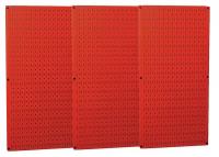 14K269 Pegboard Set, Steel, 32x48 In., Red