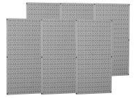 14K273 Pegboard Set, Steel, 32x96 In., Gray