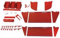 14K280 Workstation Slotted Accessory Kit, Red