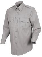 14N390 Deputy Deluxe Shirt, Gray, 17-1/2 In.