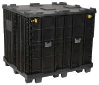 14L051 Collapsible Container, Solid, 48x40x43, Blk