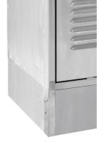 14L080 Locker Side Base, D 18 In, H 6 In, SS