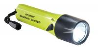 14L589 Flashlight, LED, Yellow, AA