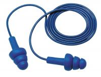 14L954 Ear Plugs, 25dB, Corded, Met Det, Univ, PK200