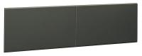 14M155 Flipper Doors, 3/4 In.D, Charcoal