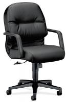 14M176 Managerial / Midback Chair, 300 lb., Black