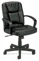14M199 Managerial / Midback Chair, 250 lb., Black