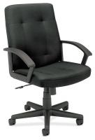 14M202 Managerial / Midback Chair, 250 lb., Black
