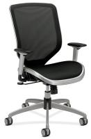 14M206 Work / Task Chair, 250 lb., Black/Titanium