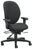 14M213 Executive / Highback Chair, 300 lb., Black