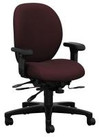 14M218 Managerial / Midback Chair, 300 lb., Wine