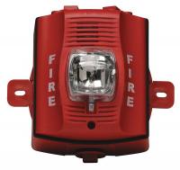 14N225 Outdoor Horn Strobe, Two-Wire, Red