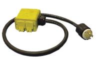 14N232 Generator Cord w/Pendant Box, 4 Ft