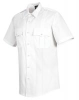 14N622 Deputy Deluxe Shirt, SS, White, 16-1/2 In.