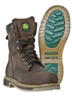 14P126 Boots, Steel Toe, Leather, 8 In, 7-1/2W, PR